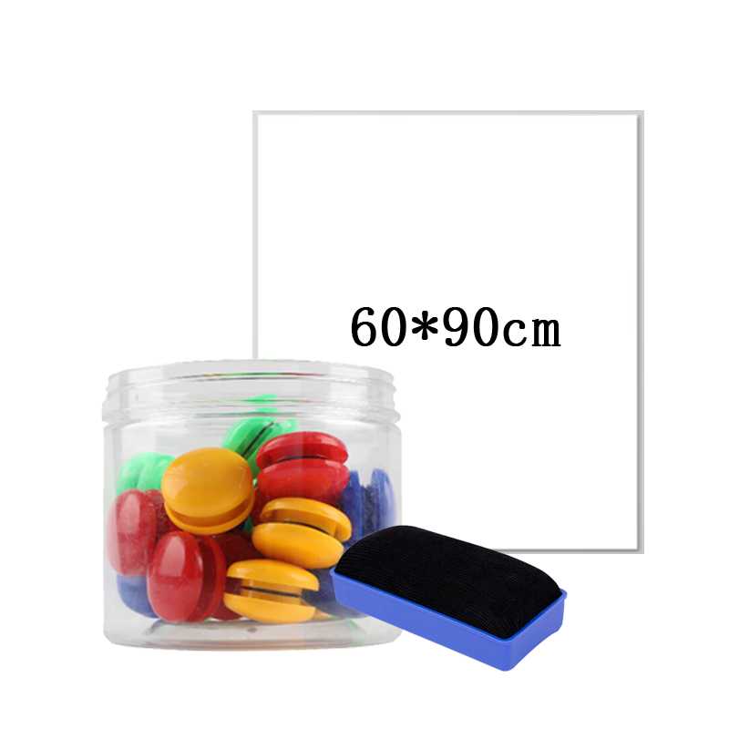 得印 3845 软白板 60x90cm+磁扣28mm48粒四色装8734+白板擦8703按套销售