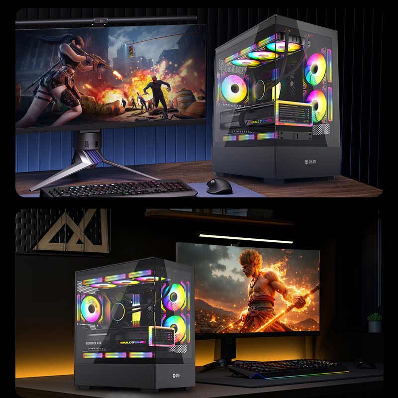 武极 U7-265K RTX5070 32GD5 1T 魔界X 台式电脑  （15代酷睿 ）按台销售