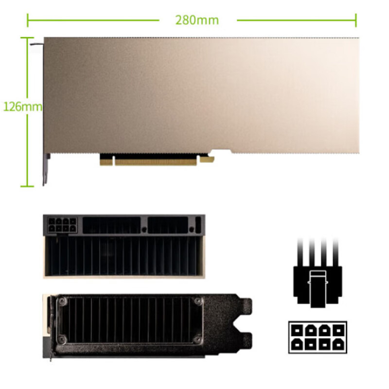 联想 SR860V2 显卡 适用A100-40G PCIE原版卡+GPU供电线*2按套销售
