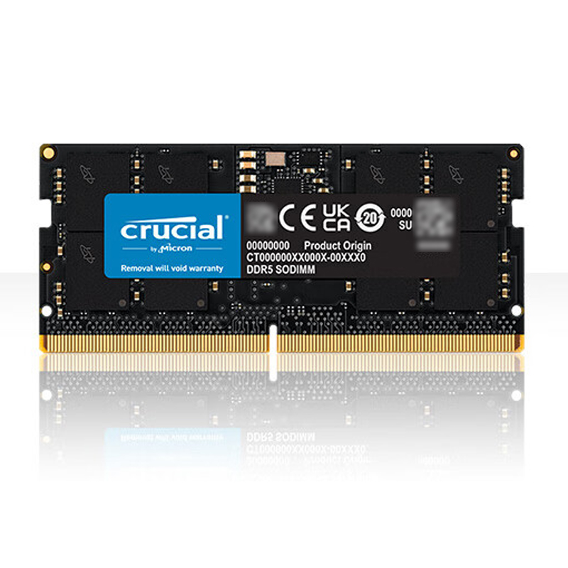 英睿达 32GB DDR5 笔记本内存条  4800频率按个销售