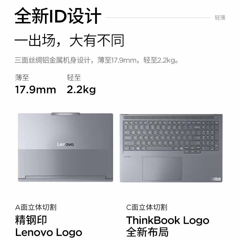 ThinkPad 联想ThinkBook 16P 2025 AI元启 笔记本电脑 16英寸高性能独显  U9-275HX RTX5070显卡 3.2K屏 64G运行内存按台销售
