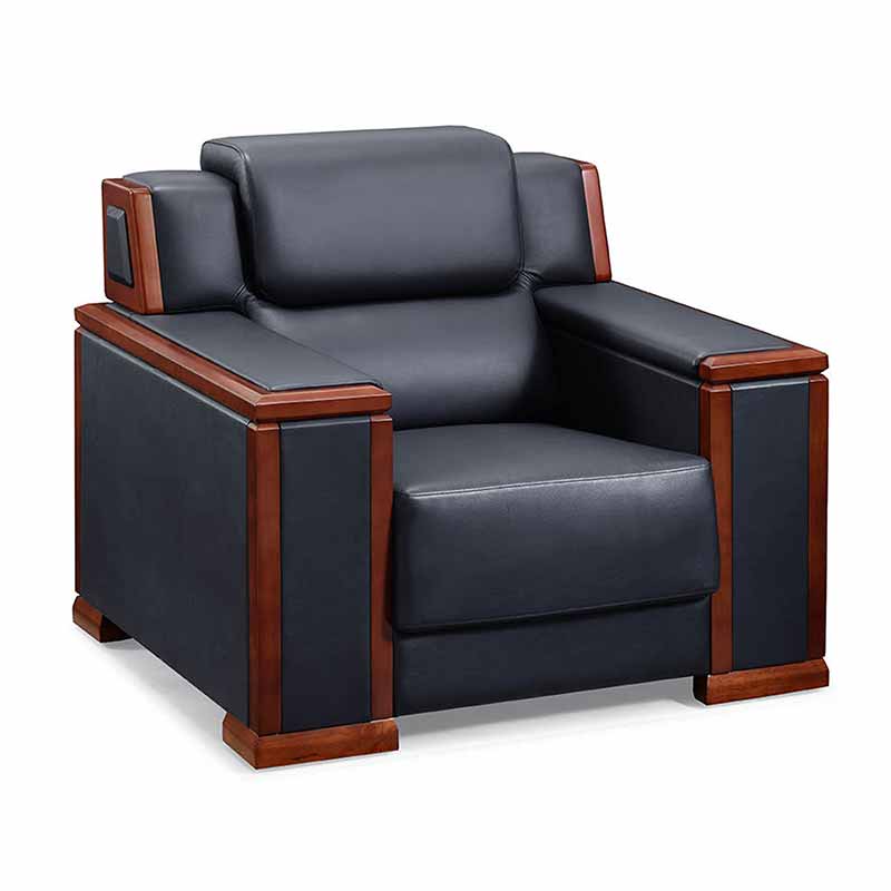 奇冠 QG-ST1-1035 单人位沙发 1050W*940D*900Hmm 黑色 西皮按（张）销售