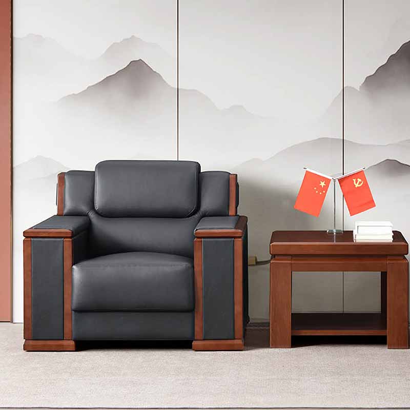 奇冠 QG-ST1-1035 单人位沙发 1050W*940D*900Hmm 黑色 西皮按（张）销售