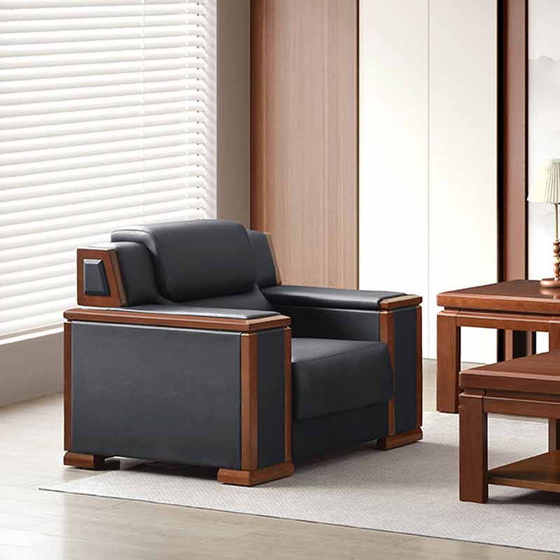 奇冠 QG-ST1-1035 单人位沙发 1050W*940D*900Hmm 黑色 西皮按（张）销售