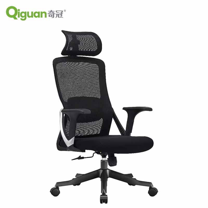 奇冠 QG-2318A 转椅办公椅网椅 网布 黑色按把销售