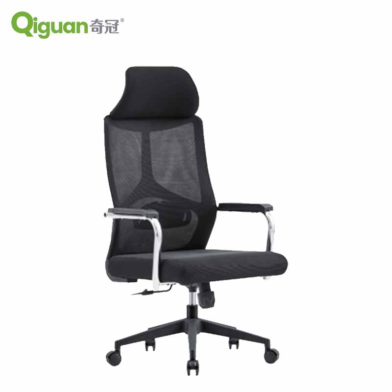 奇冠 QG-A130 转椅办公椅网椅 网布 黑色按把销售