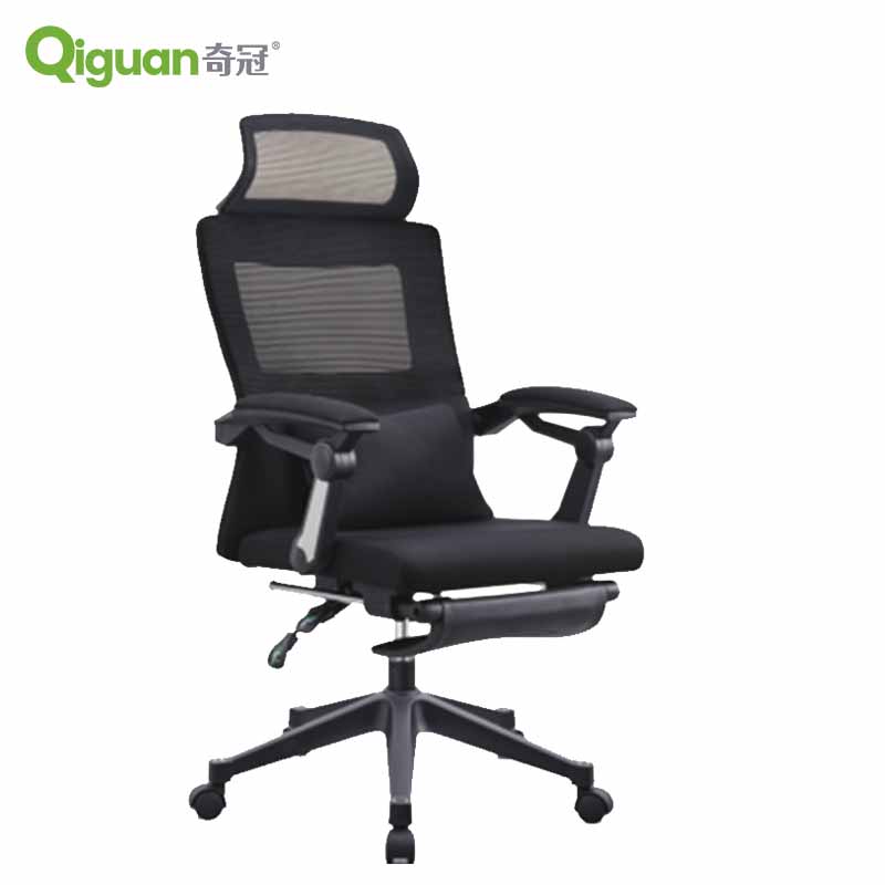 奇冠 QG-A013# 转椅办公椅网椅 网布 黑色按把销售