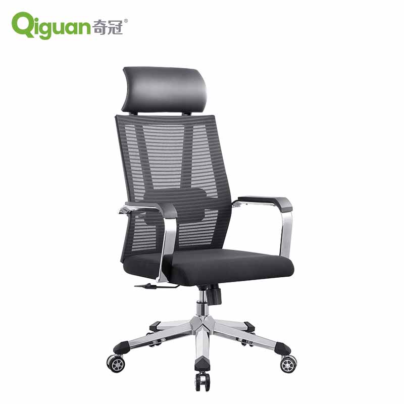 奇冠 QG-6127A 转椅办公椅网椅 网布 黑色按把销售
