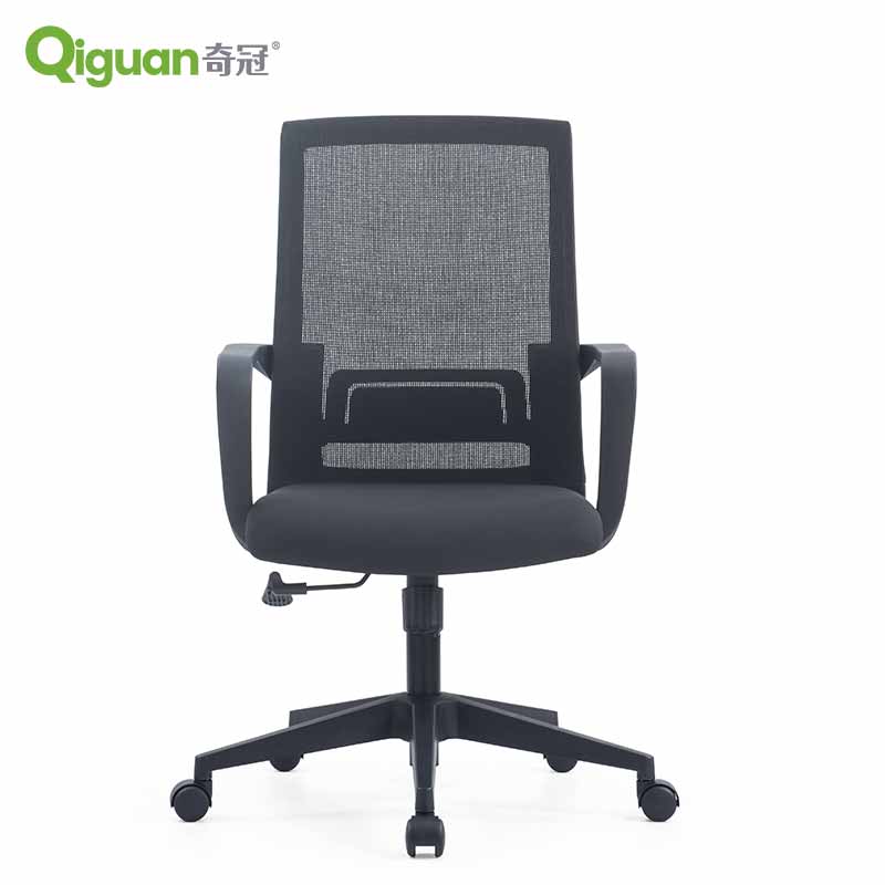 奇冠 QG-CH-180B-LP 会议椅转椅办公椅网椅 网布 黑色按（把）销售