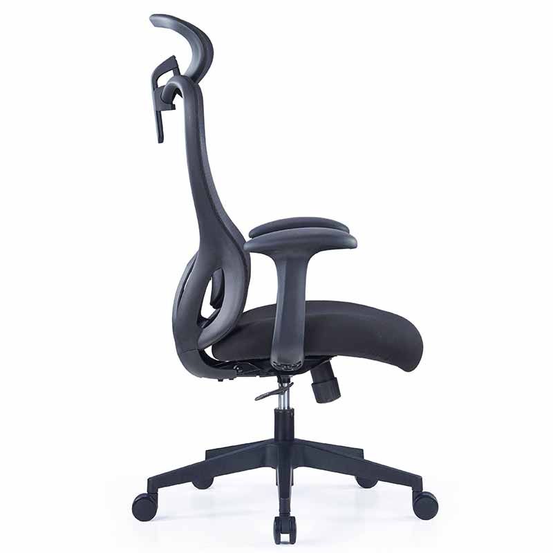 奇冠 QG-CH-562A 会议椅转椅办公椅网椅 网布 黑色按（把）销售