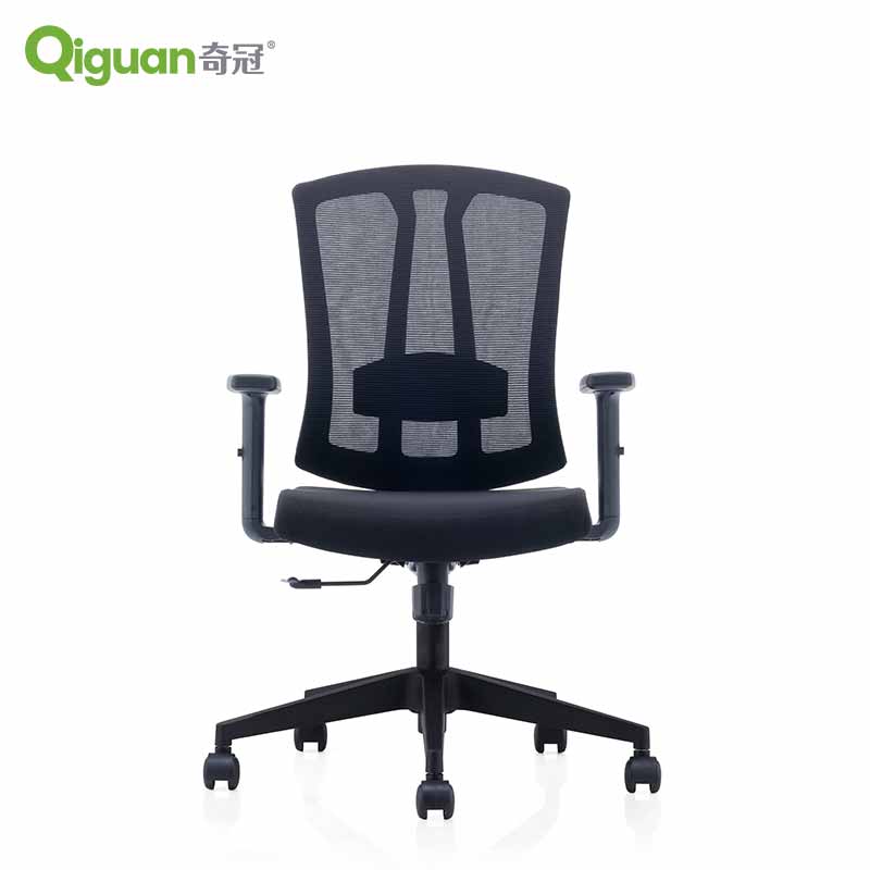 奇冠 QG-CH-267B-LP 会议椅转椅办公椅网椅 网布 黑色按（把）销售