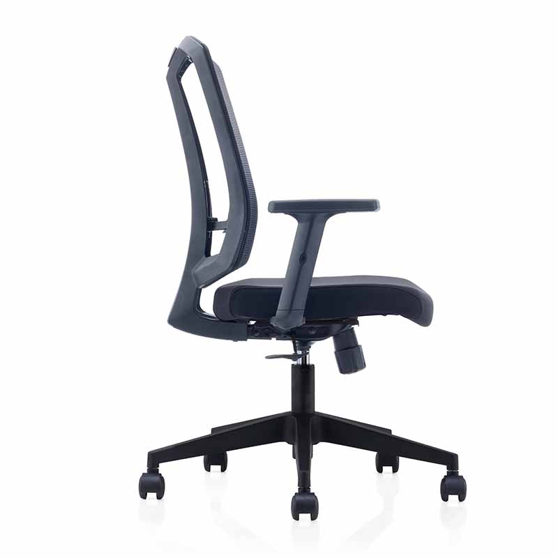 奇冠 QG-CH-267B-LP 会议椅转椅办公椅网椅 网布 黑色按（把）销售