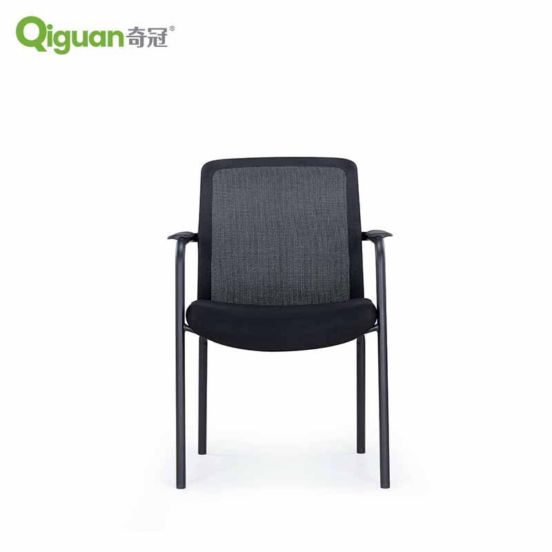 奇冠 QG-CH-569C1 会议椅网椅办公椅网椅 网布 黑色按把销售