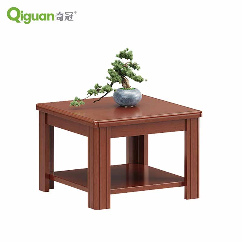 奇冠 QG-HQ-29 油漆方几茶几 600W*600D*420Hmm  胡桃色按张销售