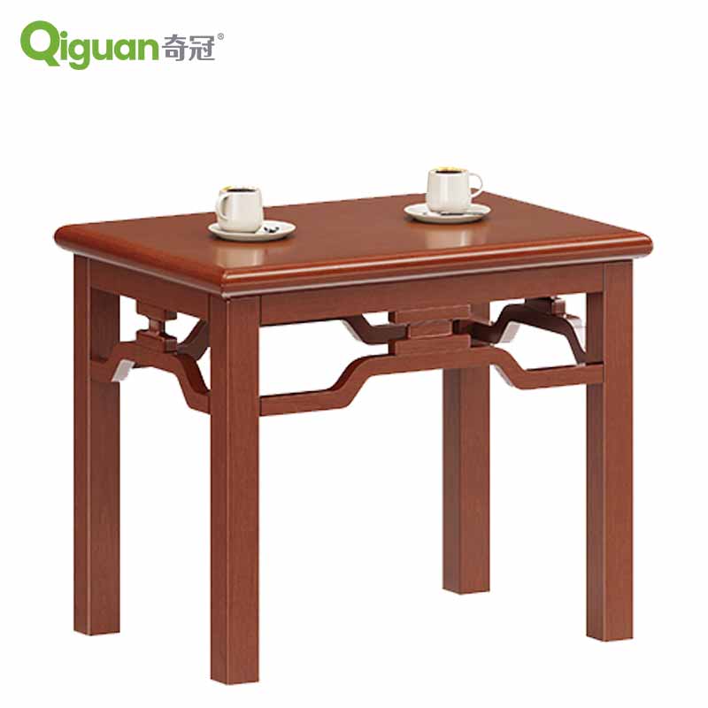 奇冠 QG-HQ-41 油漆茶几边几 680W*480D*560Hmm  胡桃色按张销售