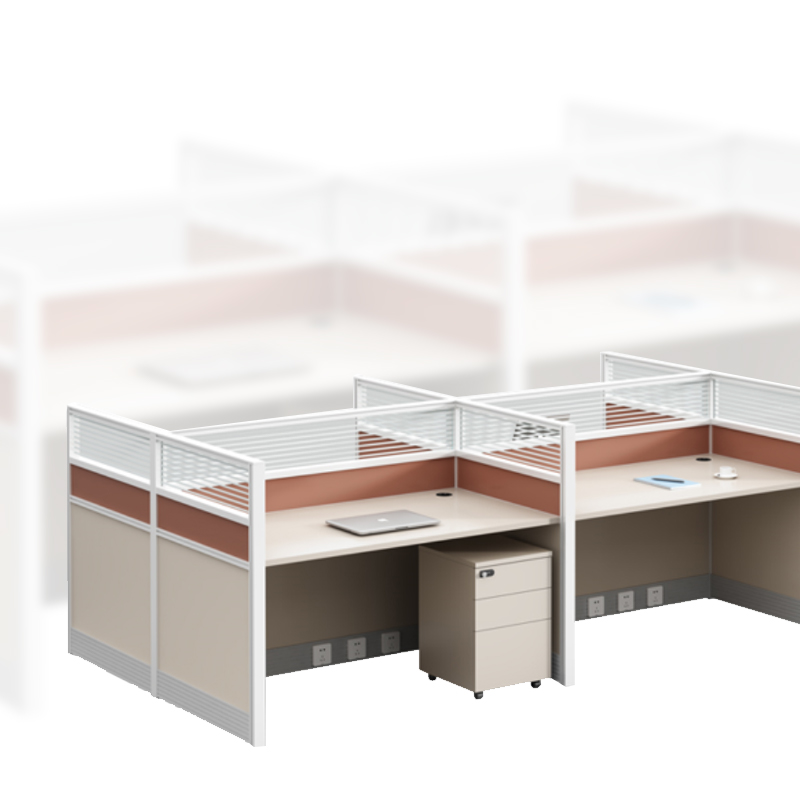 奇冠 对坐4人位屏风工位办公桌-4 2400*1200*1100mm 利休白茶按(组)销售 奇冠 对坐4人位屏风工位办公桌-4 2400*1200*1100mm 利休白茶按(组)销售