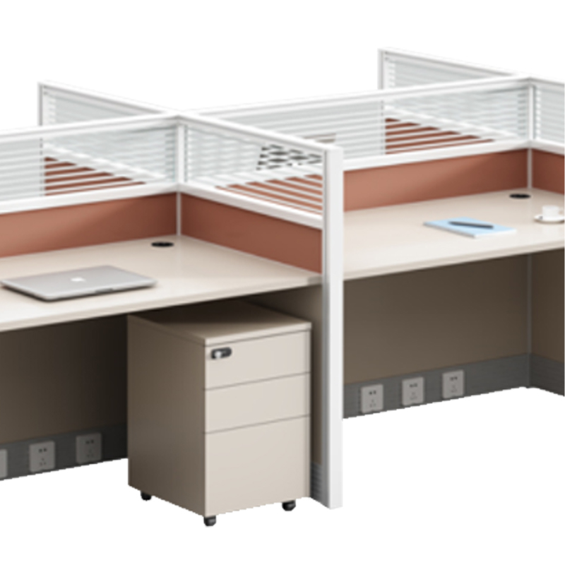 奇冠 对坐4人位屏风工位办公桌-4 2400*1200*1100mm 利休白茶按(组)销售 奇冠 对坐4人位屏风工位办公桌-4 2400*1200*1100mm 利休白茶按(组)销售