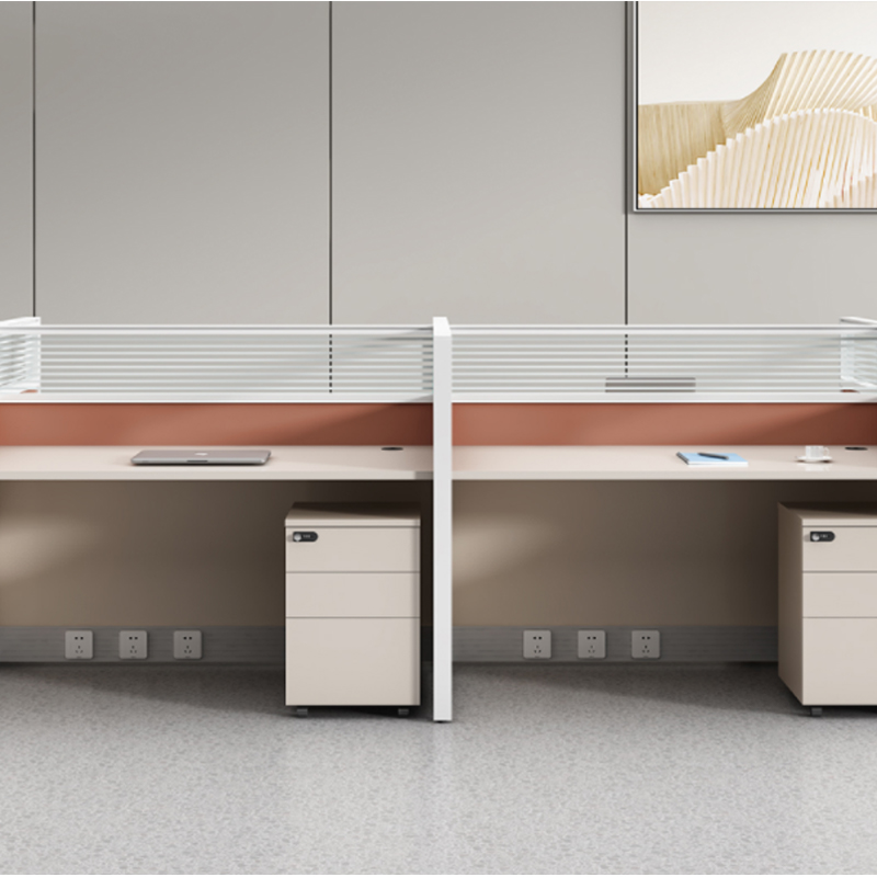 奇冠 对坐4人位屏风工位办公桌-4 2400*1200*1100mm 利休白茶按(组)销售 奇冠 对坐4人位屏风工位办公桌-4 2400*1200*1100mm 利休白茶按(组)销售