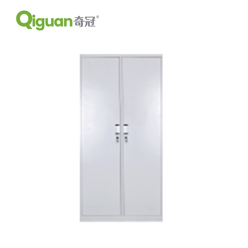 奇冠 钢制二门更衣柜 1850*900*420mm 灰白色 加厚按张销售