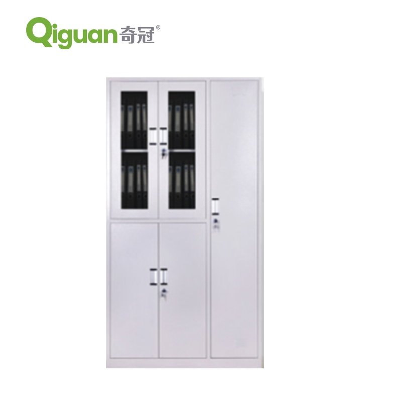 奇冠 钢制五门更衣柜 1850*900*420mm 灰白色 加厚按（张）销售