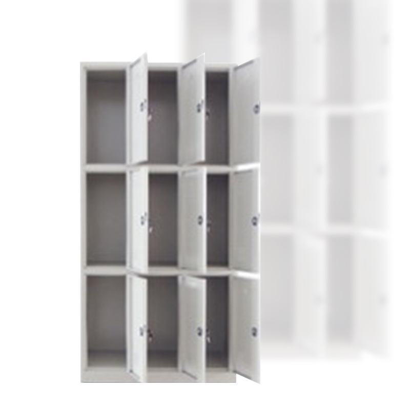 奇冠 钢制九门更衣柜 1850*900*420mm 灰白色 加厚按（张）销售