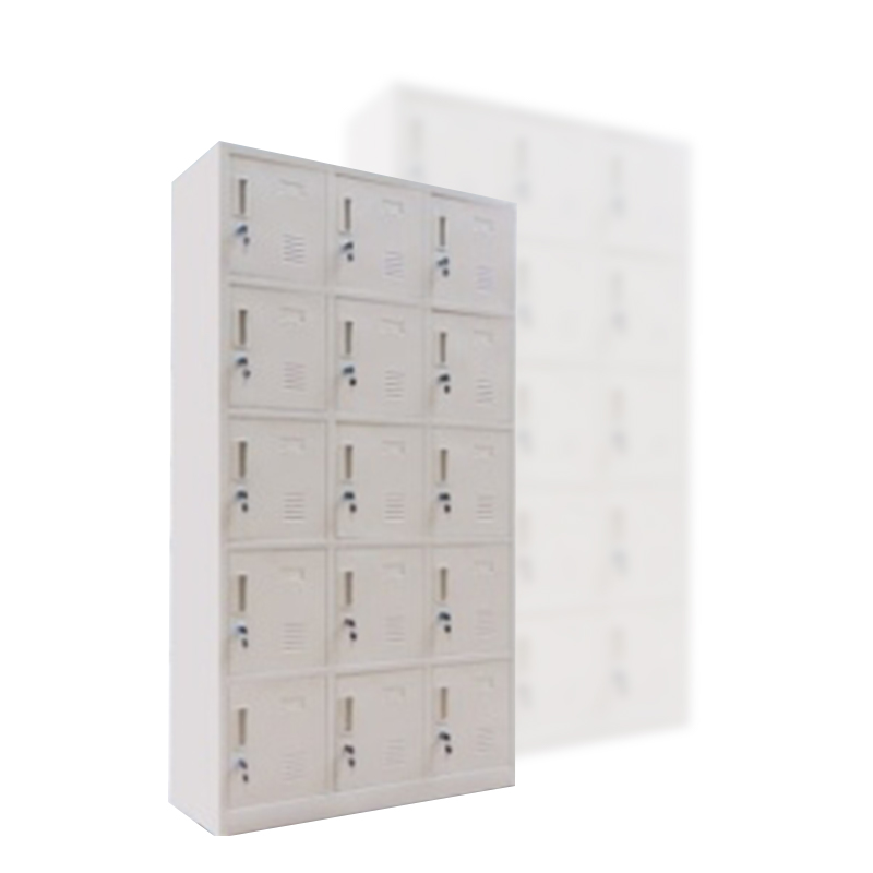 奇冠 钢制十五门更衣柜 1850*900*420mm 灰白色 加厚按（张）销售