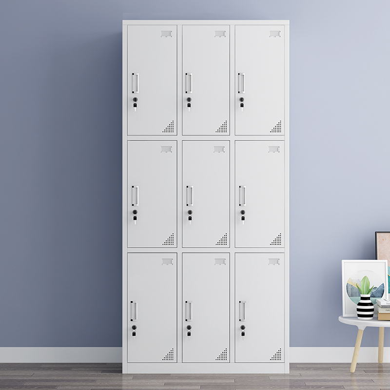 奇冠 钢制九门更衣柜 1800*900*390mm 灰白色 常规按(张)销售 奇冠 钢制九门更衣柜 1800*900*390mm 灰白色 常规按(张)销售