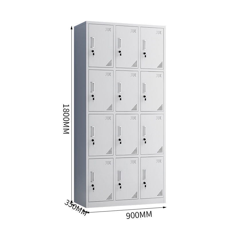 奇冠 钢制十二门更衣柜 1800*900*350mm 灰白色 常规按(张)销售 奇冠 钢制十二门更衣柜 1800*900*350mm 灰白色 常规按(张)销售