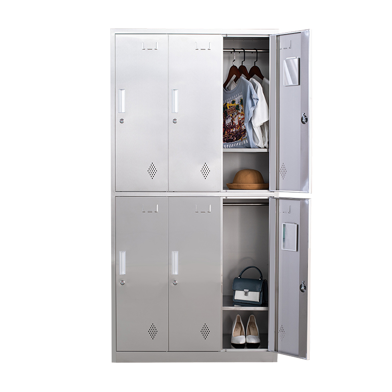 奇冠 QG-GZY-G130 不锈钢六门更衣柜 1800*900*420mm按(张)销售 奇冠 QG-GZY-G130 不锈钢六门更衣柜 1800*900*420mm按(张)销售