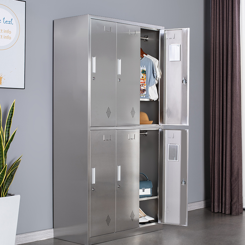 奇冠 QG-GZY-G130 不锈钢六门更衣柜 1800*900*420mm按(张)销售 奇冠 QG-GZY-G130 不锈钢六门更衣柜 1800*900*420mm按(张)销售