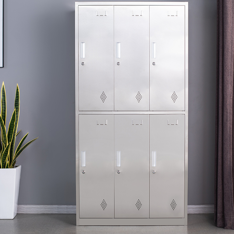 奇冠 QG-GZY-G130 不锈钢六门更衣柜 1800*900*420mm按(张)销售 奇冠 QG-GZY-G130 不锈钢六门更衣柜 1800*900*420mm按(张)销售