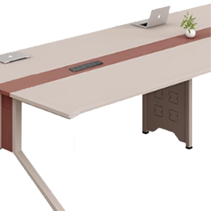 奇冠 2.4米会议桌-1 2400*1200*750mm  利休白茶按（张）销售