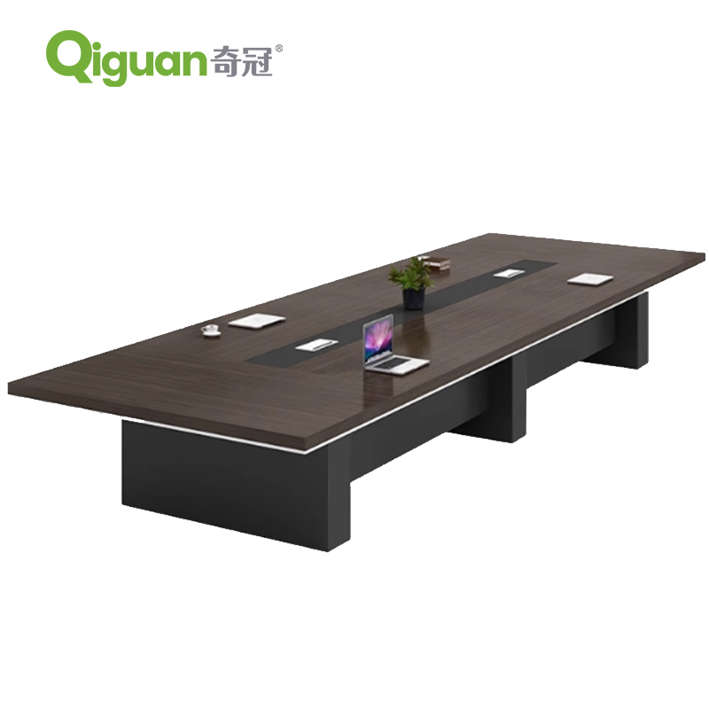 奇冠 4.5米会议桌-1 4500*1500*750mm  金钻色按张销售