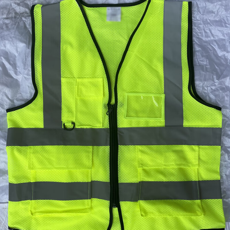 欧思卓 OSZ-FB-07 多口袋款反光背心 荧光绿 110g桃心网布 XL按(件)销售 欧思卓 OSZ-FB-07 多口袋款反光背心 荧光绿 110g桃心网布 XL按(件)销售