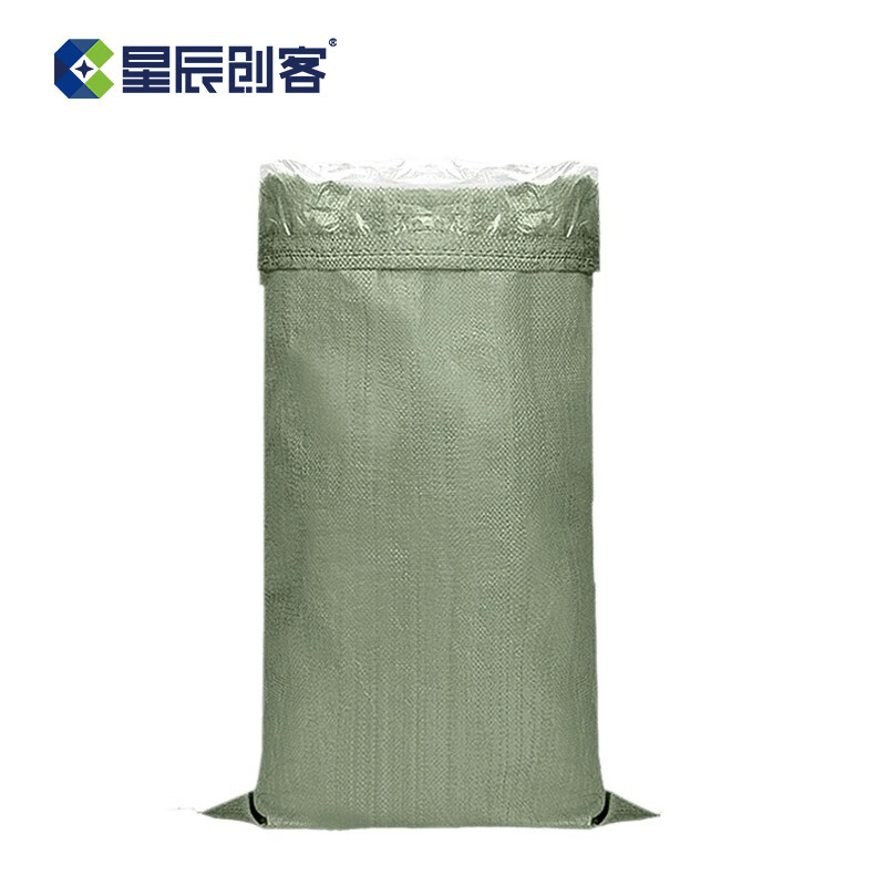 星辰创客 XGB-F04 编织袋  60*110cm 58g 内覆防水膜 灰绿 50条/包按（包）销售