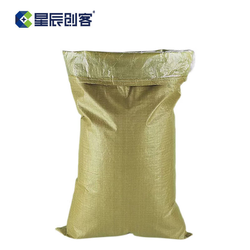 星辰创客 XGB-F06 编织袋  90*130cm 50g 内覆防水膜 普黄 50条/包按（包）销售