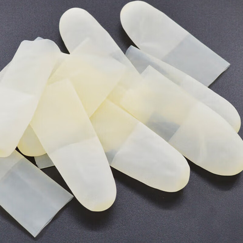 欧思卓 OSZ-ZT-CT01 乳胶切口手指套  透明 指头磨砂防滑 350g/包按（包）销售