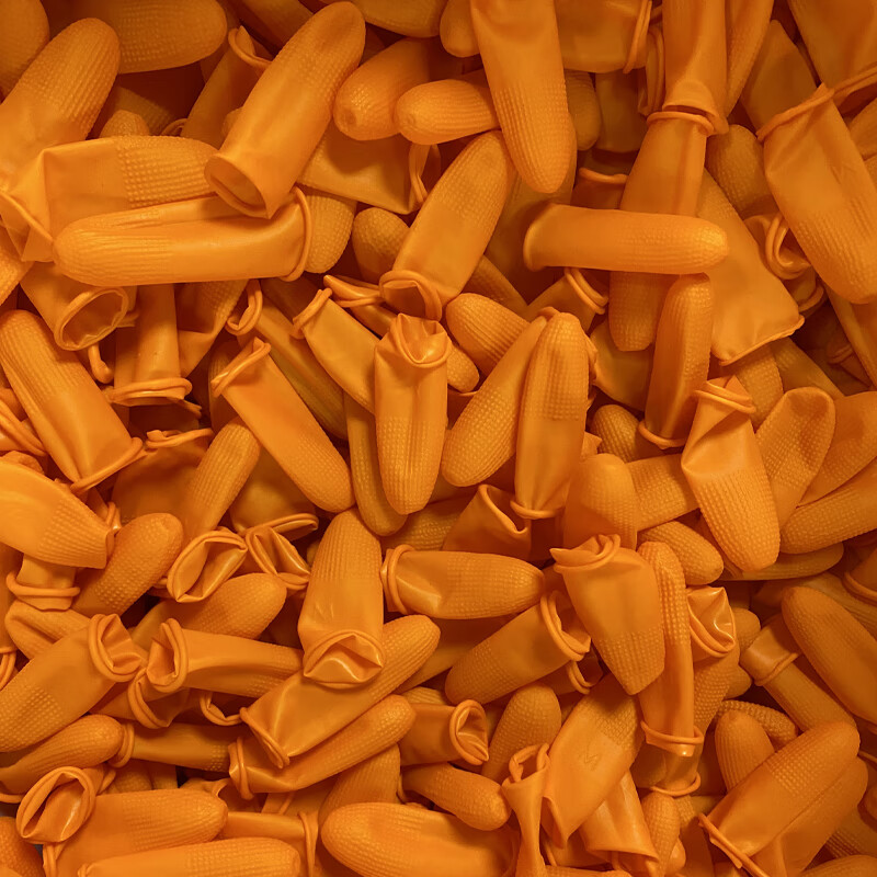 欧思卓 OSZ-ZT-OG02 乳胶手指套 橙色 颗粒防滑 100个/包按(包)销售 欧思卓 OSZ-ZT-OG02 乳胶手指套 橙色 颗粒防滑 100个/包按(包)销售