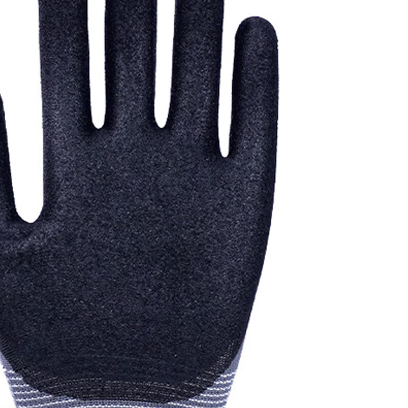 星宇 N2301 防滑手套 13针涤纶丁腈磨砂防滑 M 黑灰 12副/包按(包)销售 星宇 N2301 防滑手套 13针涤纶丁腈磨砂防滑 M 黑灰 12副/包按(包)销售