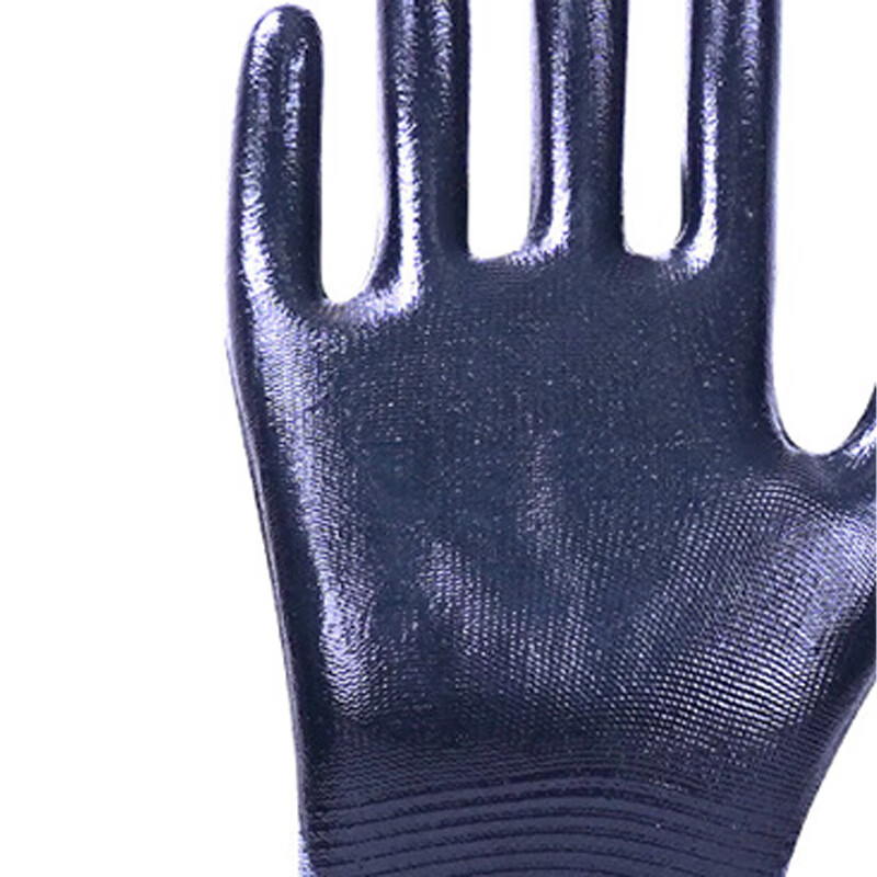 星宇 N2003 丁腈手套  丁腈耐油 M 黑灰 12副/包按（包）销售