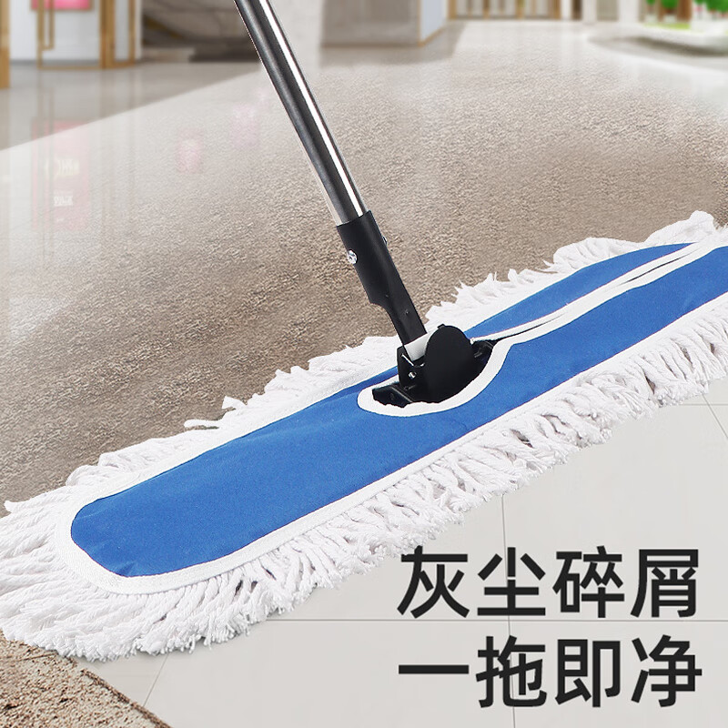 欧思卓 OAT-B04 尘推拖把替换布头  60cm 蓝色按个销售