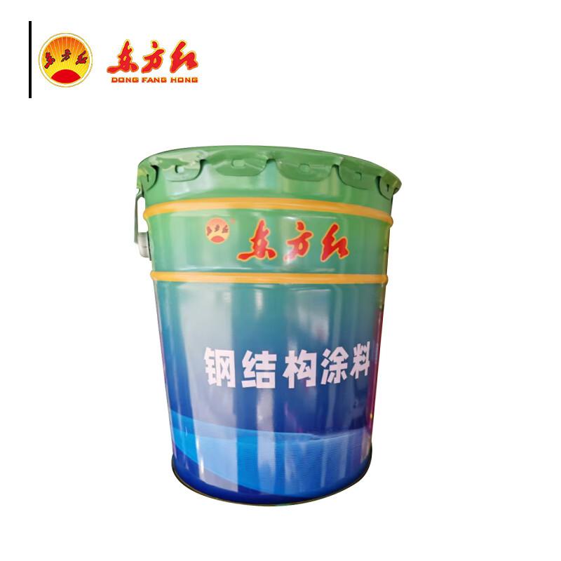 东方红 钢结构防锈漆 20kg/桶  铁红按（桶）销售