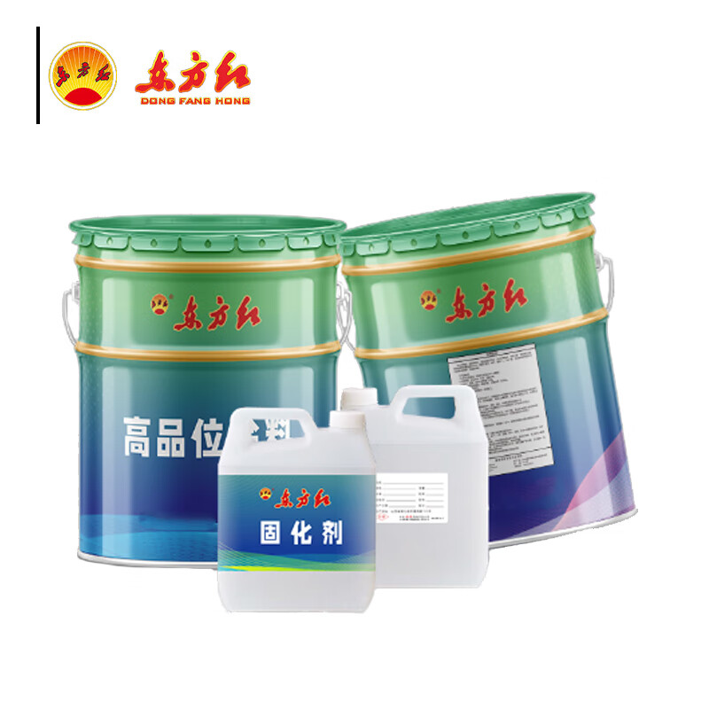 东方红 环氧面漆 主漆20kg+固化剂4kg/组  冰灰按（组）销售