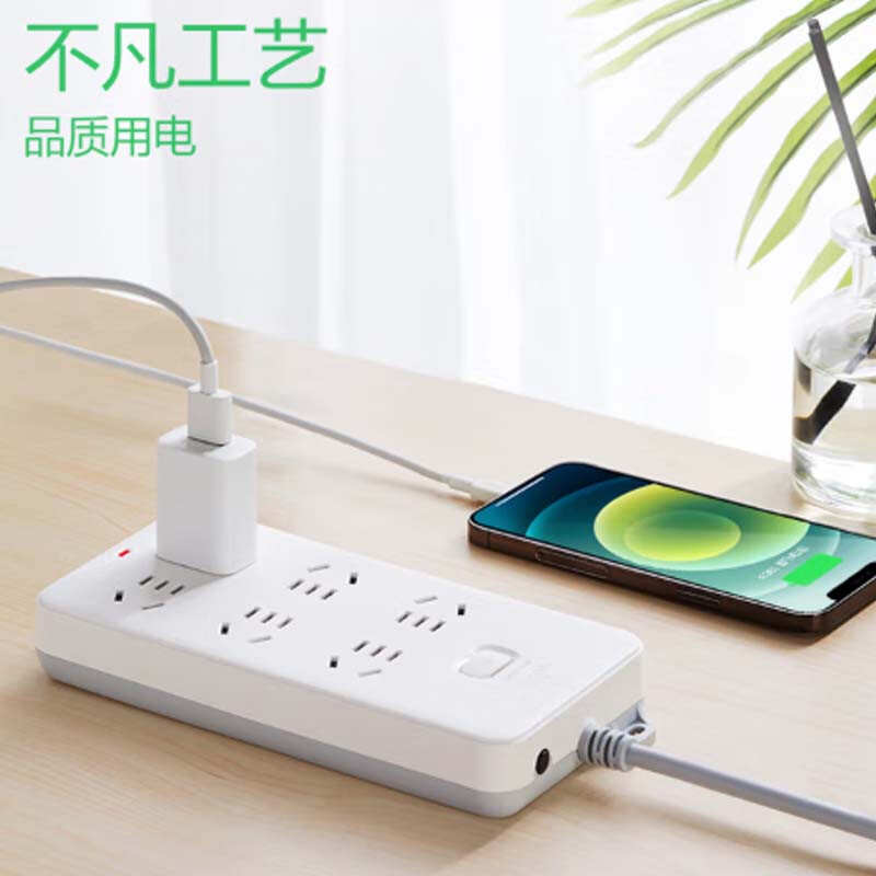 公牛 GN-216 排插 插线板/插排/接线板/拖线板 总控 6位 5米 白色 1个/包按(个)销售 公牛 GN-216 排插 插线板/插排/接线板/拖线板 总控 6位 5米 白色 1个/包按(个)销售