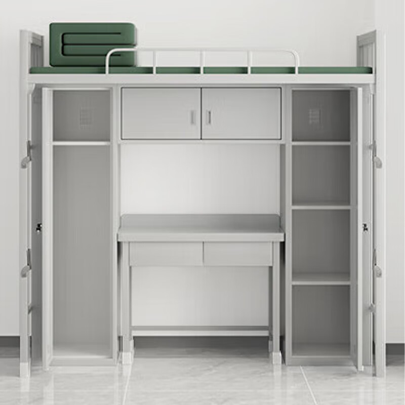 奇冠 钢制组合营具下桌上床 2000*920*2100mm 灰白按(张)销售 奇冠 钢制组合营具下桌上床 2000*920*2100mm 灰白按(张)销售