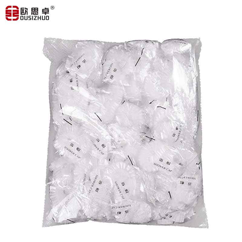 欧思卓 OAY-P03 一次性PE浴帽  白色 42cm长 独立包装 100个/包按（包）销售