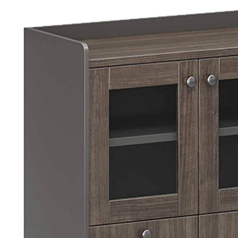 奇冠 QG-TAD-CAW-1208D 板式茶水柜 1200W*400D*805Hmm 乌金胡桃+深铁灰按(张)销售 奇冠 QG-TAD-CAW-1208D 板式茶水柜 1200W*400D*805Hmm 乌金胡桃+深铁灰按(张)销售