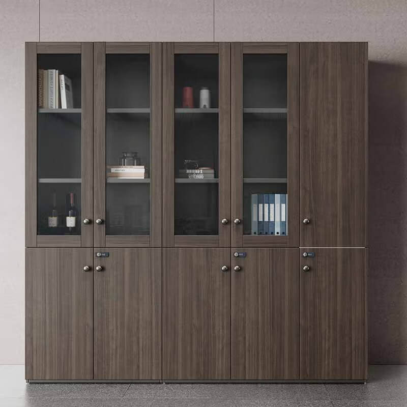 奇冠 QG-TAD-CAS-1220D 板式文件柜书柜 1200W*400D*2000Hmm 乌金胡桃+深铁灰按(张)销售 奇冠 QG-TAD-CAS-1220D 板式文件柜书柜 1200W*400D*2000Hmm 乌金胡桃+深铁灰按(张)销售