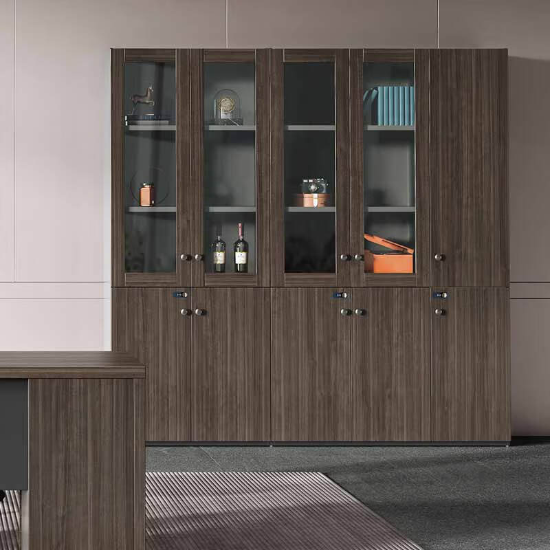 奇冠 QG-TAD-CAS-1220D 板式文件柜书柜 1200W*400D*2000Hmm 乌金胡桃+深铁灰按(张)销售 奇冠 QG-TAD-CAS-1220D 板式文件柜书柜 1200W*400D*2000Hmm 乌金胡桃+深铁灰按(张)销售