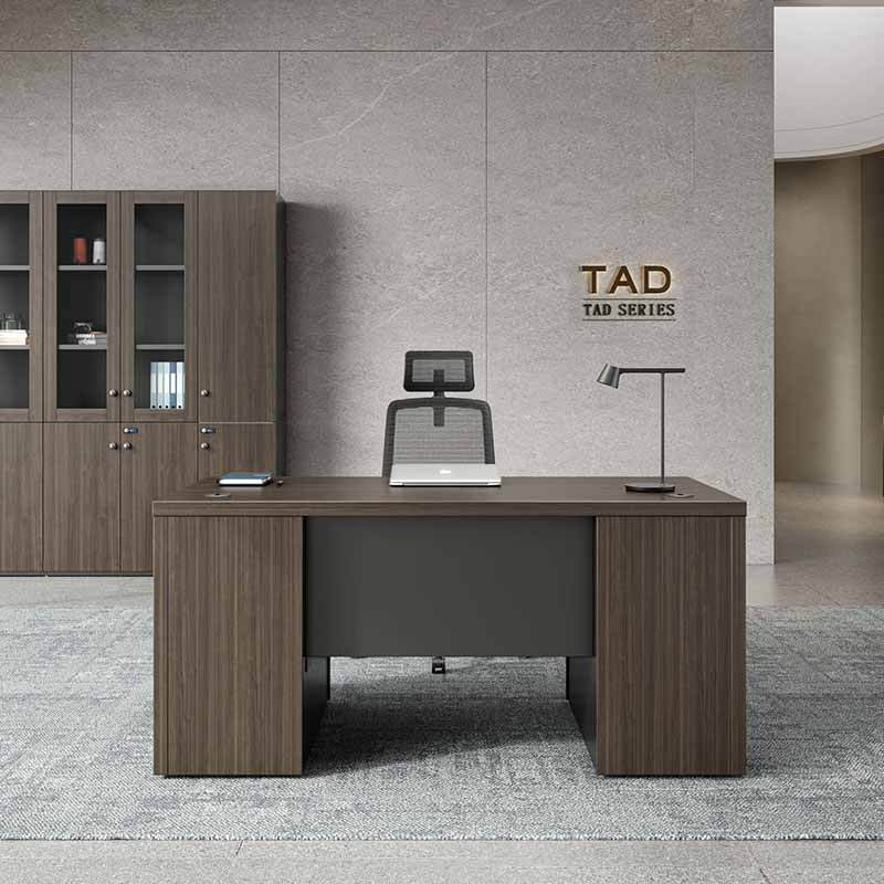 奇冠 QG-TAD-DEB-1608C 板式行政桌办公桌 1600W*800D*750Hmm 乌金胡桃+深铁灰按(张)销售 奇冠 QG-TAD-DEB-1608C 板式行政桌办公桌 1600W*800D*750Hmm 乌金胡桃+深铁灰按(张)销售
